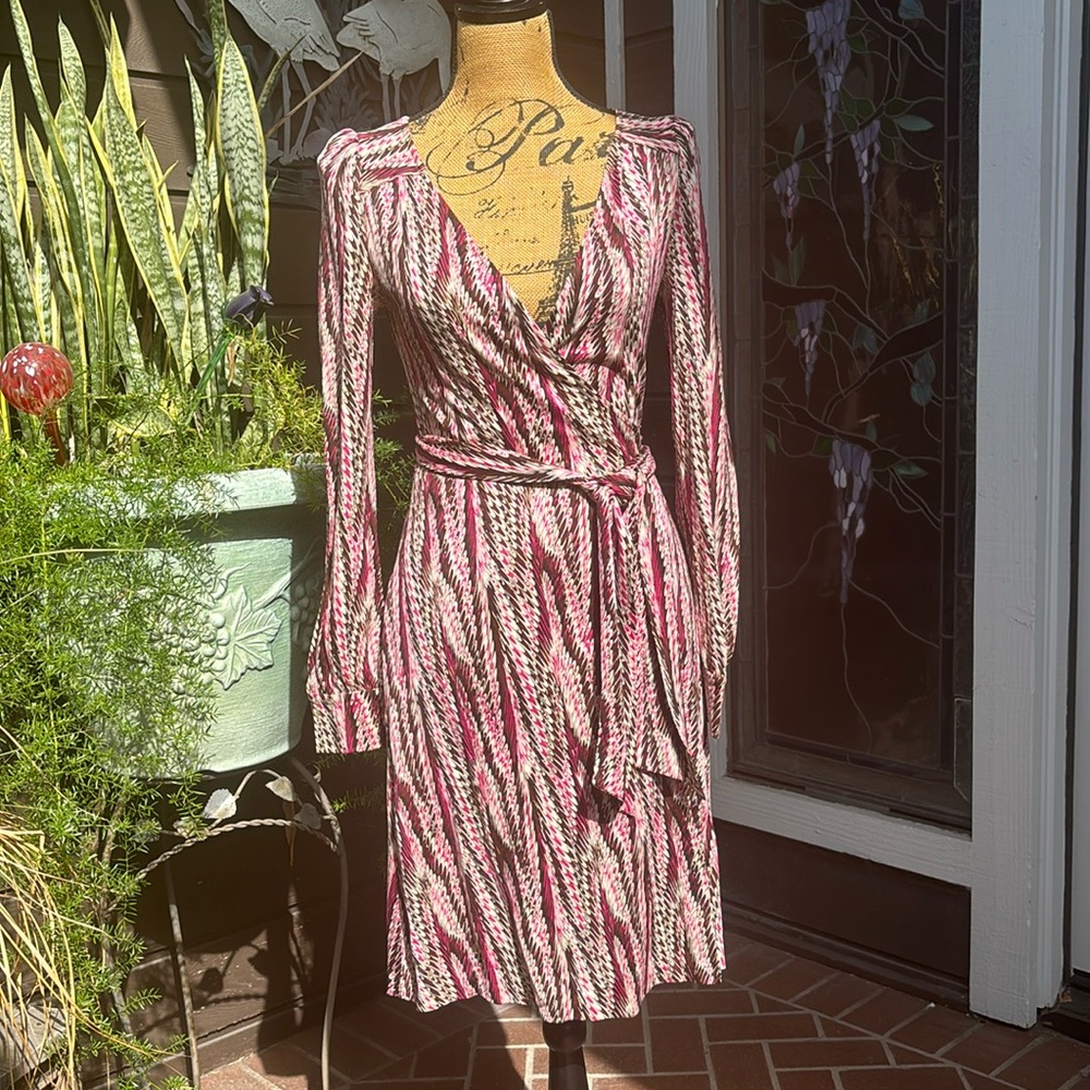 DVF Silk Wrap Dress Size 2